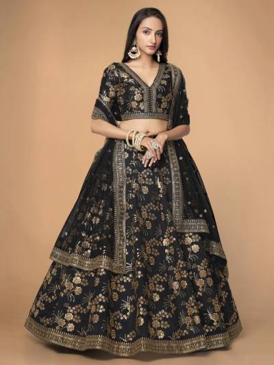 Code 7814 By Zeel Designer Partywear Lehenga Choli Collection